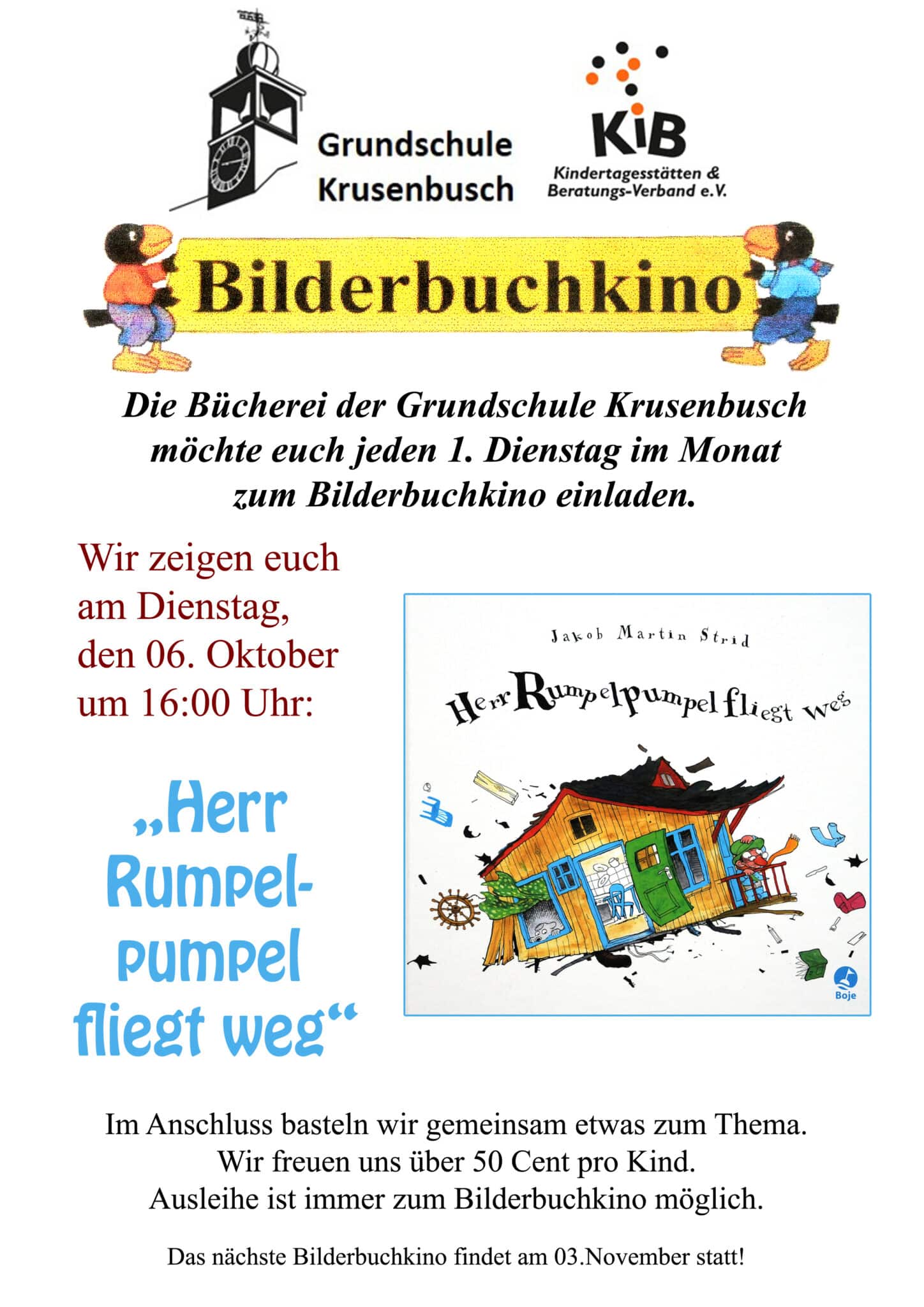 Bilderbuchkino Oktober